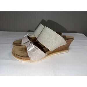 Birkenstock Papillio Della Wedge Slides Sandals Womens Size US 6.5